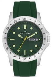 Nacar NC21-297208-ALS6 Kol Saati Yeşil 42 mm
