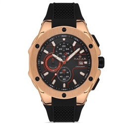 Nacar NC34-29B554-RBS1 Kol Saati Siyah 46 mm