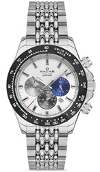 Nacar NC35-298041-ASM Kol Saati Gümüş 40 mm