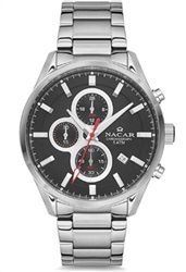 Nacar Erkek Saat NC34-290733-ABM Gümüş