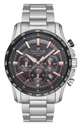 Nacar NC34-29B023-AGRM Kol Saati Gümüş 46 mm.