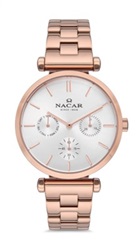 Nacar NC36-390112-RSM Kol Saati Rose Gold 36 mm.