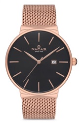 Nacar NC34-290431-RBRM Kol Saati Rose Gold 41 mm