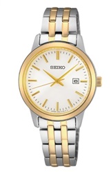 Seiko SUR410P Kol Saati Gümüş/altın