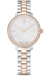 Swarovski Matrix 3-link saat SW5715028 Gümüş/rose