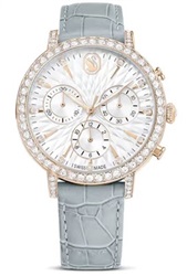 Swarovski Matrix Tennis Chrono watch, Swiss Made SW5702851 Kol Saati Gri
