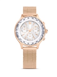 Swarovski Nova Chrono watch, Swiss Made SW5677506 Kol Saati Rose Gold