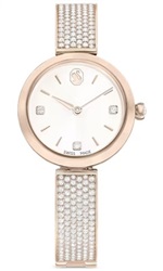 Swarovski Illumina watch, Swiss Made SW5671196 Kol Saati Rose Gold