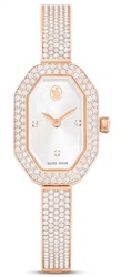 Swarovski Dextera Bangle watch, Swiss Made SW5672992 Kol Saati Rose Gold