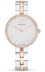 Swarovski Cosmopolitan watch, Swiss Made SW5644081 Kol Saati Gümüş/altın