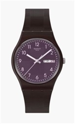 Swatch Weaving Wonders SO28C700 Kol Saati Kahverengi