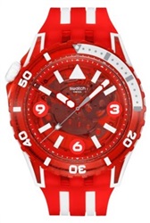 Swatch Swiss Made SSCU09R100 Kol Saati Kırmızı