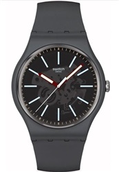 Swatch SO29A101 Kol Saati Koyu Gri