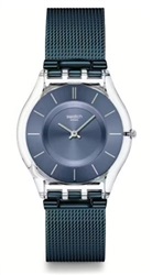 Swatch Cook Skies SS08K120M Kol Saati Mavi