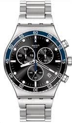 Swatch Dark Blue Irony YVS507G Kol Saati Gri