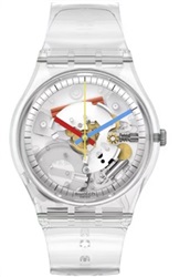Swatch Clear SO28K100-S06 Kol Saati Şeffaf