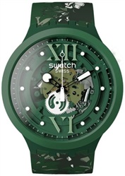Swatch Camoflower Green SB05G104 Kol Saati Yeşil