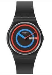 Swatch Circling Black SO28B706 Kol Saati Siyah