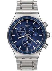 Swatch Cobalt Lagoon YVS496G Kol Saati Gümüş