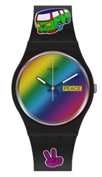 Swatch GO With The bow SO31B101 Kol Saati Siyah