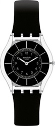Swatch Black Classiness Again SS08K103 Kol Saati Siyah
