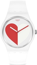 Swatch Half SO29Z113 Beyaz Kol Saati