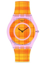 Swatch Fire Madras 01 SS08Z105 Kol Saati Sarı