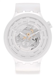 Swatch C-White SB03W100 Kol Saati Beyaz