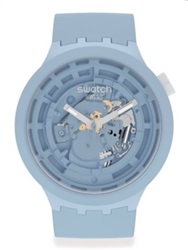 Swatch C-Blue SB03N100 Kol Saati Mavi