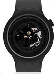 Swatch C-Black SB03B100 Kol Saati Siyah
