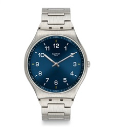 Swatch Skin Suit Blue SS07S106G Kol Saati Gümüş