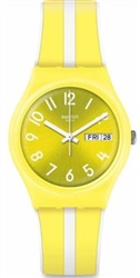 Swatch Gent GJ702 Kol Saati Sarı Beyaz