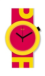 Swatch Poptastic PNJ100 Kol Saati Pembe