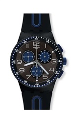 Swatch Kaicco - 42 mm. SUSB406 Kol Saati Siyah