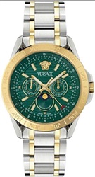 Versace Galaxy Moonph.Chr VRSCVE0K00325 Kol Saati Gümüş/altın