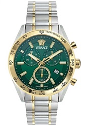 Versace Model: V-Code Chrono VRSCVE0CA0324 Kol Saati Gümüş/altın