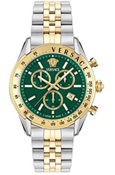 Versace Chrono Master 44 mm VRSCVE8R00524 Kol Saati Gümüş/altın