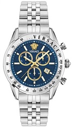 Versace Chrono Master 44 mm VRSCVE8R00324 Kol Saati Gümüş