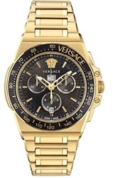 Versace Greca Extreme Chrono 45 mm VRSCVE7H00623 Kol Saati Altın