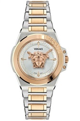 Versace Swiss Made VRSCVE8D00424 Kol Saati Gümüş/rose