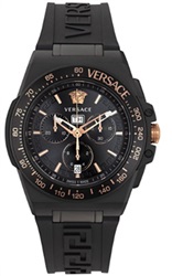 Versace Greca Extreme Chrono VRSCVE7H00323 Kol Saati Siyah