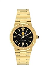 Versace Greca Logo Moonphase VRSCVE7G00323 Kol Saati Altın