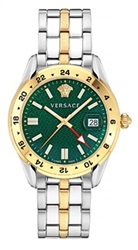 Versace Greca Time Gmt VRSCVE7C00623 Kol Saati Gümüş/altın