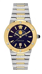 Versace Greca Logo Moonphase VRSCVE7G00223 Kol Saati Gümüş/altın