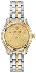 Versace Swiss Made VRSCVE6C00523 Kol Saati Gümüş/altın 35 mm
