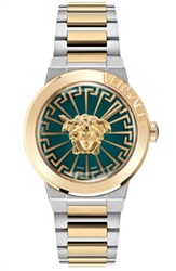 Versace Swiss Made VRSCVE3F00422 Kol Saati Gümüş/altın 38 mm