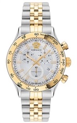 Versace Swiss Made VRSCVE2U00422 Kol Saati Gümüş/altın 44 mm