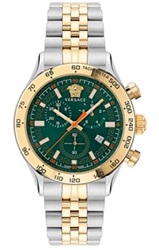 Versace Swiss Made VRSCVE2U00522 Kol Saati Gümüş/altın 44 mm