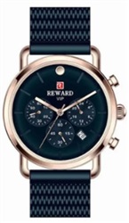 Reward Kadran Rengi Siyah - Kasa Rengi Rose RD82036L Kol Saati Siyah A141626