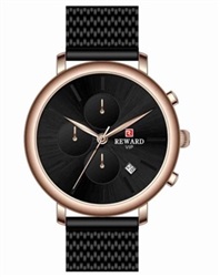 Reward RD82037M Kol Saati Siyah/rose Gold A141635